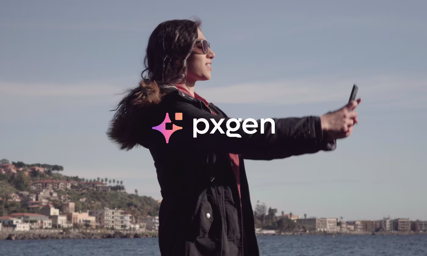 PXGEN AI image generation platform website homepage redesign by Codeair Software Solutions