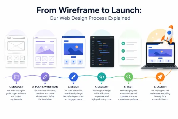 From Wireframe to Launch: Our Web Design Process Explained